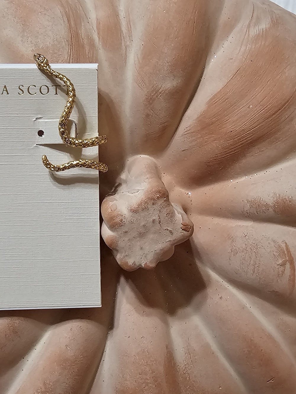 Kendra Scott Phoenix Gold-tone Snake Earrings